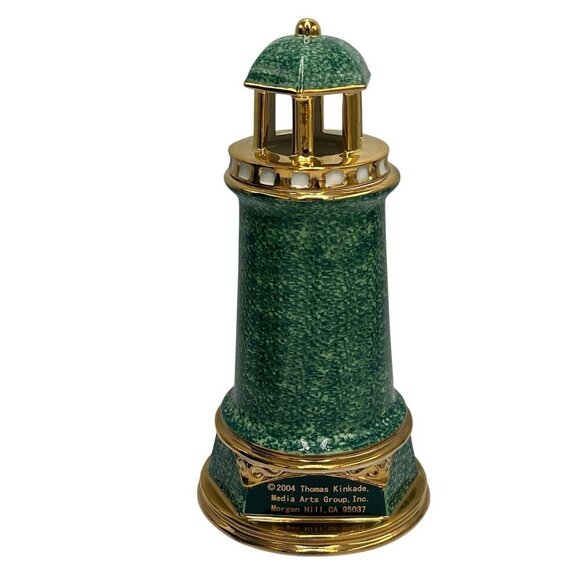 Thomas Kinkade Rock of Salvation Light Up Porcelain Lighthouse 2004 - Picture 6 of 16